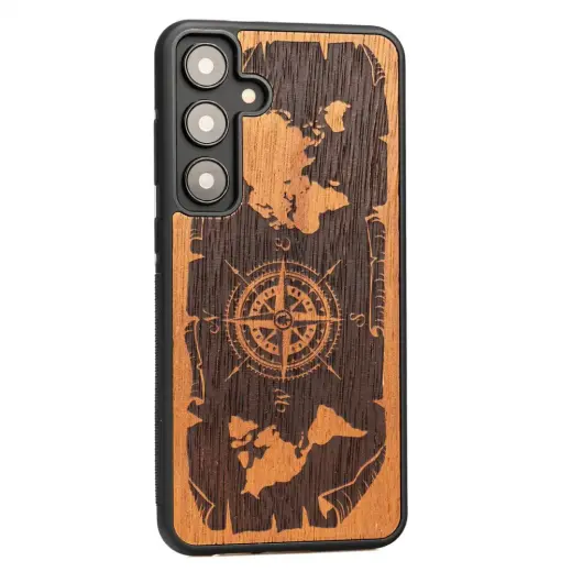 Bewood case for Samsung Galaxy S24 Plus Compass Merbau Foto 2
