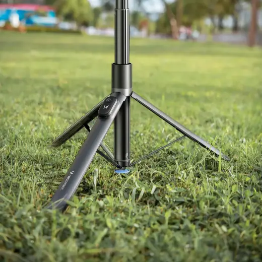 Selfie stick Wozinsky WRZP1 with automatically extendable legs, tripod function, 1.7m - black Фото num