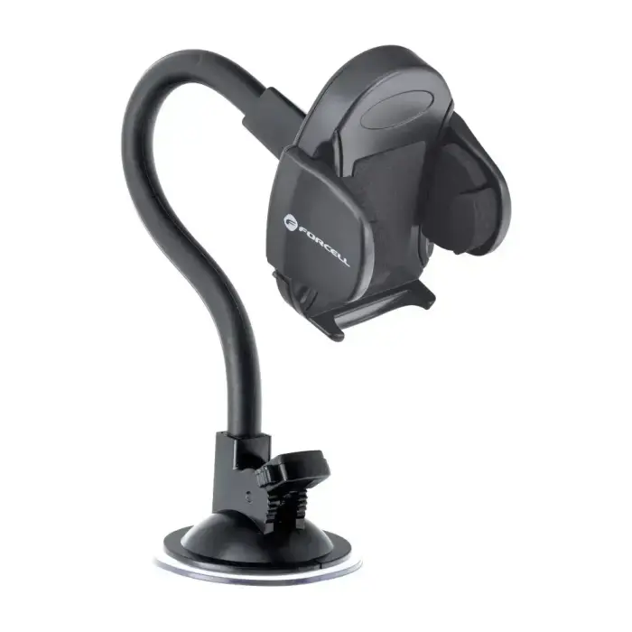 Car phone holder Forcell F-Grip Oval 27 cm windshield / dashboard / air vent black Photo