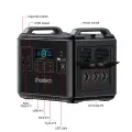 Choetech BS006 Super Mini внешний аккумулятор (powerbank) | 1997Wh | 2000W | USB-A, USB-C, AC, Авто, XT60, DC | LED фонарик | черный Фото num
