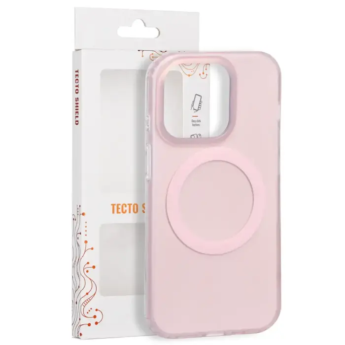 Tecto Shield Mistiq Mag case for iPhone 14 Pro 6,1" pink