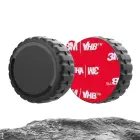 Apple AirTag Case, Screw-On, Waterproof, Self-Adhesive - Black Foto 2