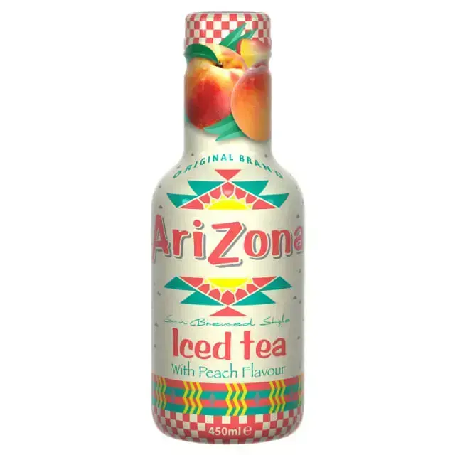 Ledus tēja ARIZONA ar persiku garšu, 0.45l PET