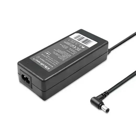 Qoltec Power adapter for laptop HP Compaq | Toshiba 75W | 19V | 3.95A | 5.5*2.5 | +power cable Photo