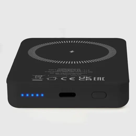 SBS TEBB5000MAG1CK внешний аккумулятор (powerbank) | 5000 mAh | 10W | USB-C, MagSafe | черный Фото num