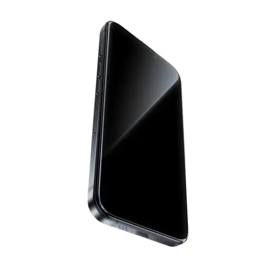 Benks Tempered glass Glass Warrior Sapphire Coating (LS65) for Iphone 16 Pro Max black (Thin Edge) Фото num