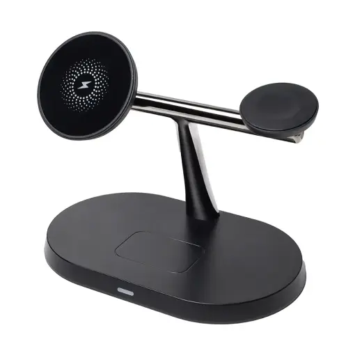 Maxlife MXWC-03 3in1 wireless charger 15W black Foto 8