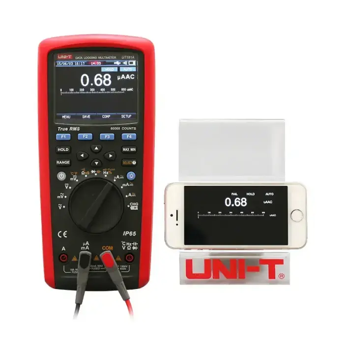 Multimeter UT181A CATIII, CATIV frequency, capasitance, temperature, continuity buzzer, diode TFT LCD, Li-ion UNI-T