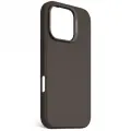 Decoded AntiMicrobial Silicone Backcover with MagSafe for iPhone 16 Pro - Dark Brown Photo