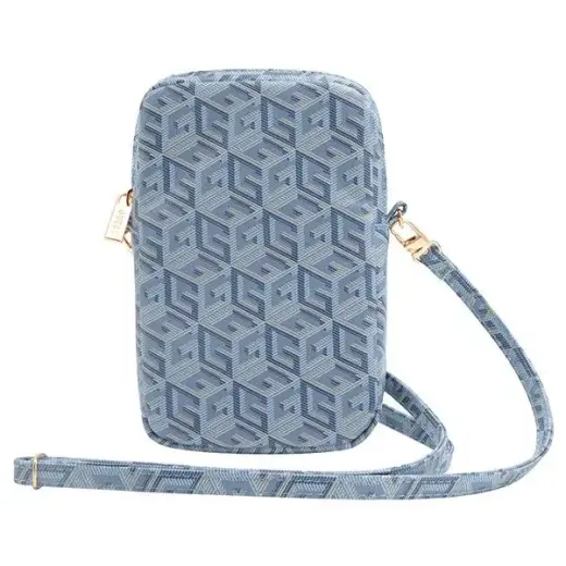Guess Torebka GUWBZPGCSPGB niebieski|blue Zip GCube Bottom Stripe Фото num