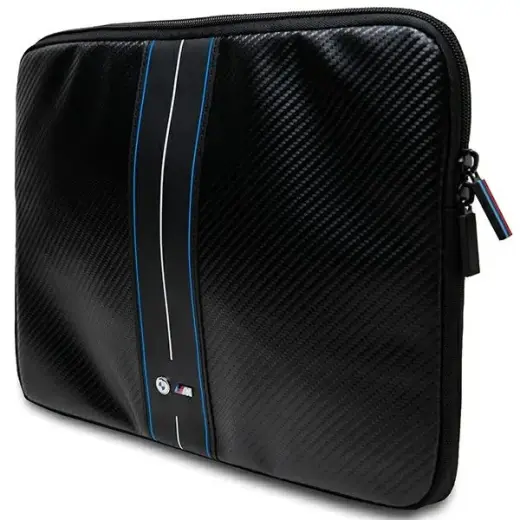 BMW Sleeve BMCS14COMSCAKL 14" czarny|black Carbon Blue Stripes Фото num