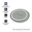 Qoltec Induction Wireless Charger RING | Qualcomm QuickCharge 3.0 | 10W | grey Foto 3