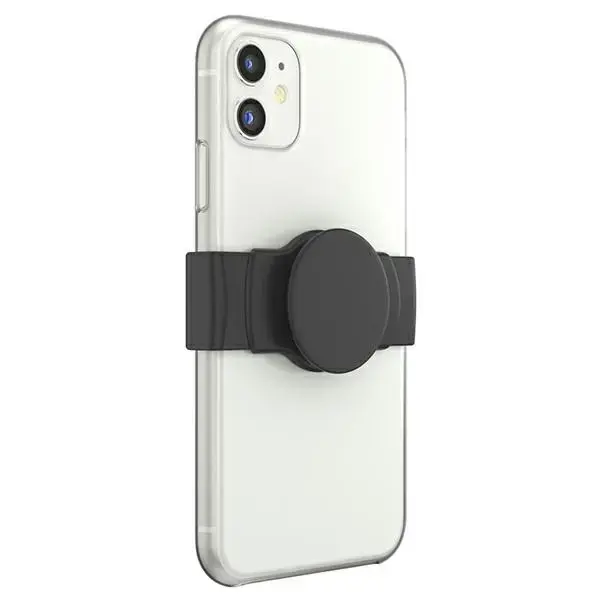 Popsockets PopGrip Slide Stretch 805460 uchwyt i podstawka do telefonu czarny|black Foto 4