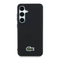 Lacoste Iconic Petit Pique Woven Logo MagSafe Case for Samsung Galaxy S25 Black Foto 2