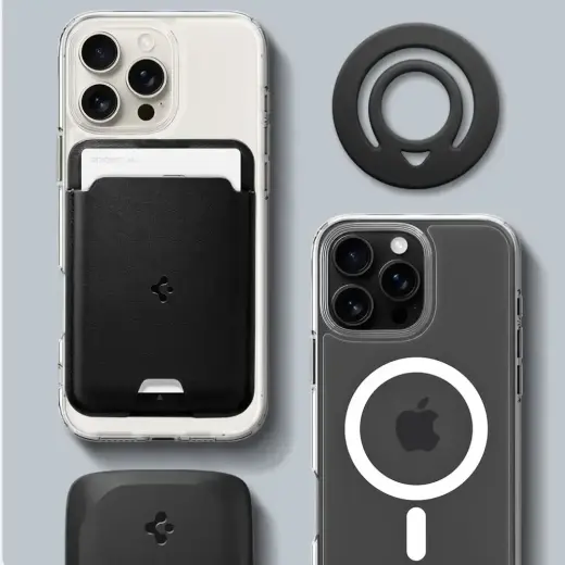 SPIGEN DUAL POP MAG MAGSAFE PHONE RING BLACK Foto 6