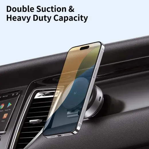 Rock Car holder Q16 electric vacuum magnetic black Foto 15