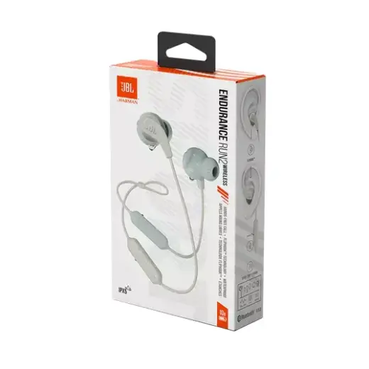 JBL Endurance Run 2 bezvadu bluetooth austiņas, baltas Photo