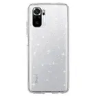 Crystal Glitter Case for Xiaomi Redmi Note 10/Note 10S/Poco M5S Silver — Foto 2