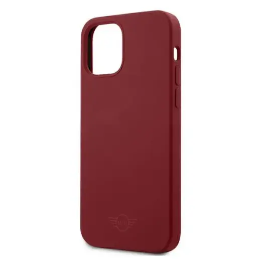 Mini MIHCP12LSLTRE iPhone 12 Pro Max 6,7" czerwony|red hard case Silicone Tone On Tone Photo