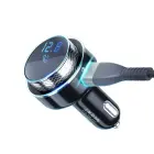 3MK HyperCar Charger FM Transmitter + Car Charger - 2xUSB-A + 1 TF Card Reader + Bluetooth Фото num