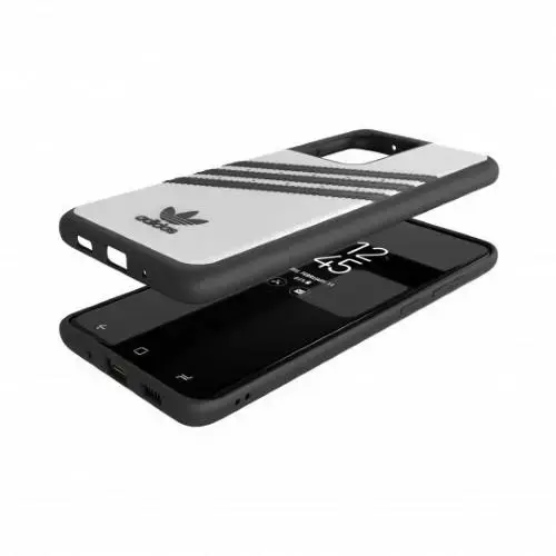 Adidas OR Moudled Case PU for Samsung Galaxy S20 Ultra - White and Black Фото num