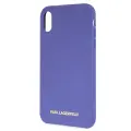 Karl Lagerfeld KLHCI61SLVOG iPhone  Xr  hardcase fioletowy|violet Silicone Фото num