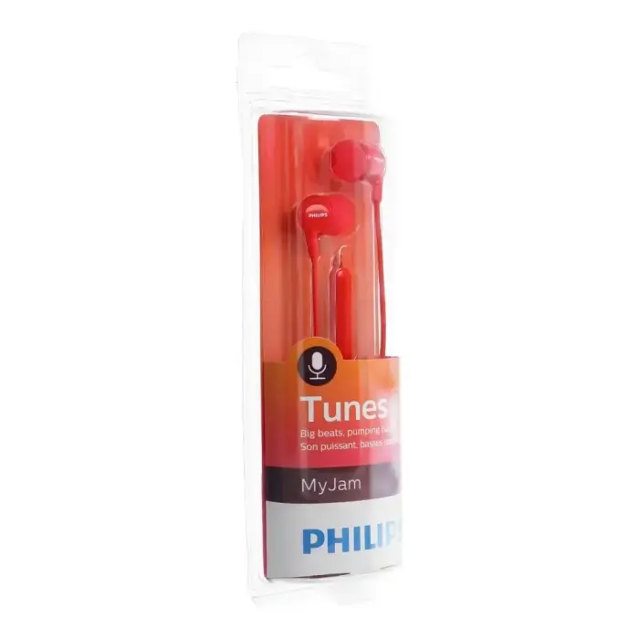 Wired eaphones jack 3,5 mm PHILIPS SHE3555RD red Foto 2
