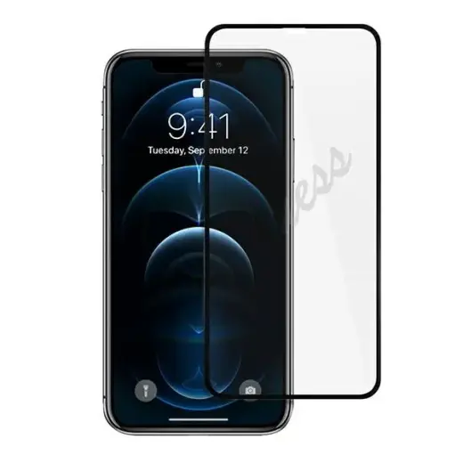 Guess aizsargstikls telefonam iPhone 12 | iPhone 12 Pro 6,1" Vintage Magic Logo Foto 4