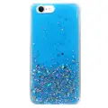 Fusion Glue Glitter Back Case Silikona Aizsargapvalks Apple iPhone 12 Pro Max Zils Foto 1