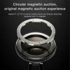 Magnetic car phone holder compatible with Magsafe Forcell F-Grip IronSecure windshield / dashboard black Photo