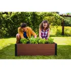 Rectangular flower bed Maple Trough 106x52x32cm brown — Photo 6