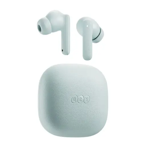 TWS QCY T43 Earphones (misty blue) Foto 4