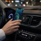 OBAL:ME MagNetix Core Wireless Car Charger Mount 15W Black Фото num