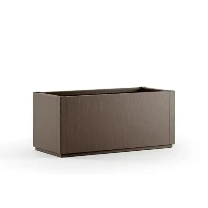 Rectangular flower box Ethica 80x36x35cm brown