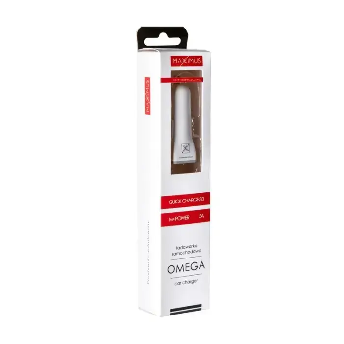 CAR CHARGER MAXXIMUS OMEGA 3A QUICK CHARGE 3.0 Foto 3