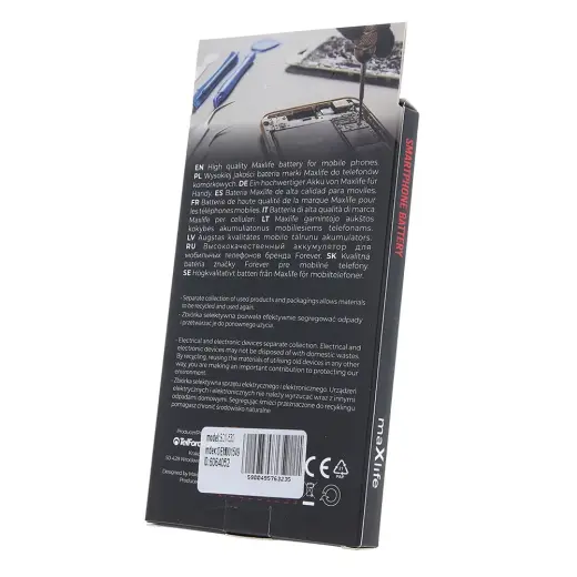 Maxlife battery for Sony Ericsson K530i | K550i | K800i | BST-33 1000mAh Foto 2