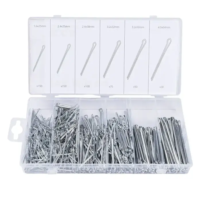 Fold pins set box 555pcs