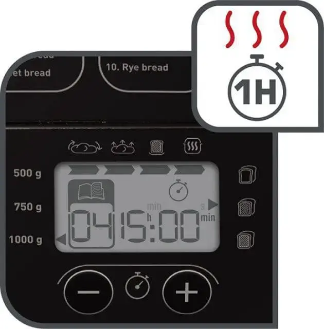 TEFAL maizes cepšanas ierīce Pain Plaisir, 650W, melna