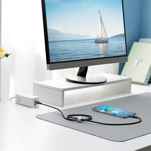 Baseus Pudding Series USB-C Cable - USB-C 100W 1.2m - Black Foto 9