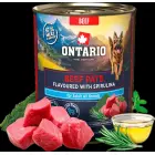 Konservi suņiem - Ontario Adult Beef Pate with Spirulina Flavor 800g Foto 1