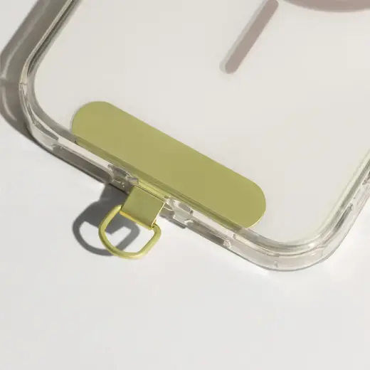 Phone insert metallic gold Photo