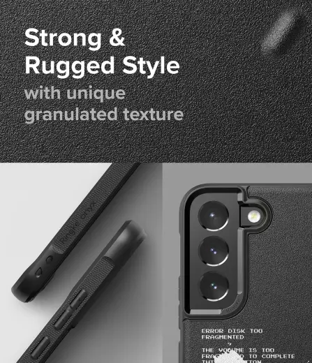 Ringke Onyx Design Durable Cover Case for Samsung Galaxy S22 + (S22 Plus) black (X) () Photo