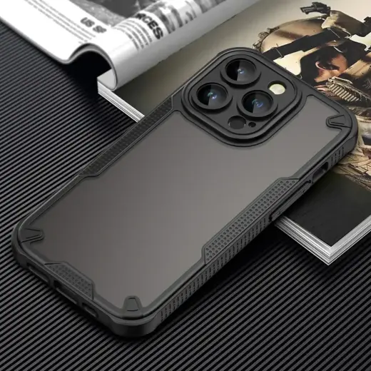 Defender Matt case for iPhone 17 Pro Max 6,9" black Foto 5