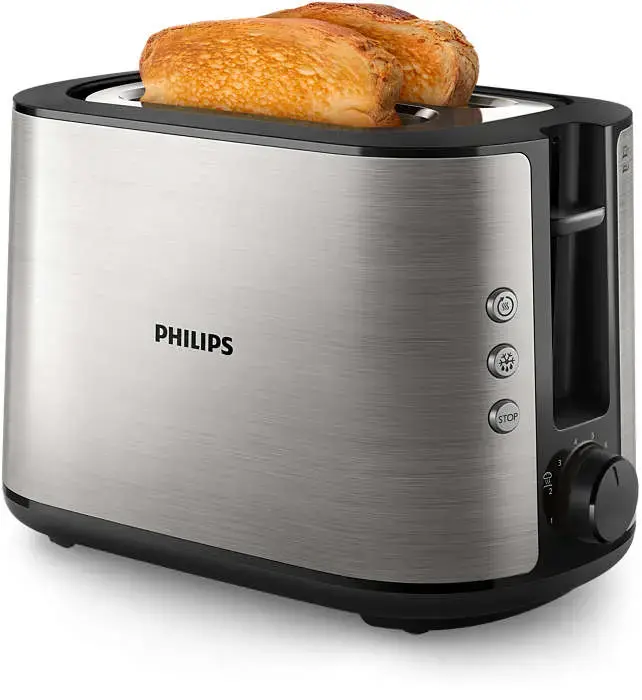 PHILIPS Viva Collection tosteris, sudraba