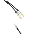 Audio cable mini jack 3.5mm to 2x jack 6.35mm male Vention BARHL 10m Foto 4
