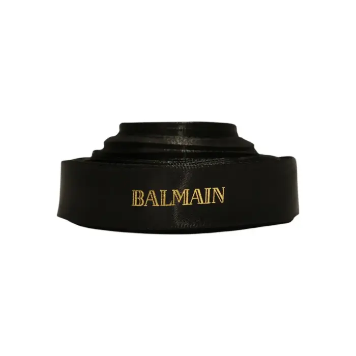 Balmain, Balmain, Gift Ribbon Roll, Black, 19mm