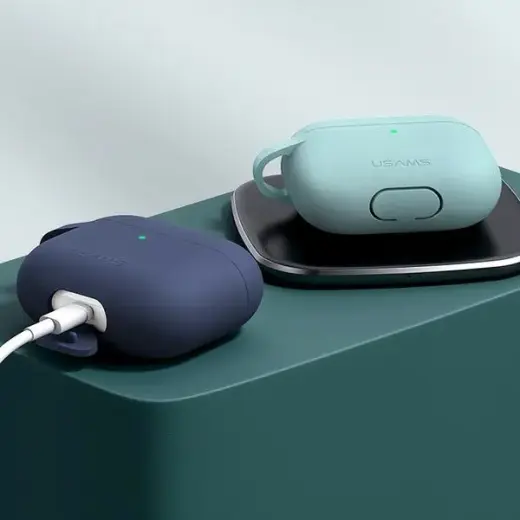 USAMS Etui ochronne do AirPods 3 silicon różowy|pink BH741AP03 (US-BH741) Photo