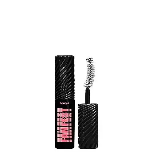 Benefit Cosmetics Mini Fan Fest Fanning & Volumizing Mascara Hyper Black 0.14 Oz / 4 G Foto 1