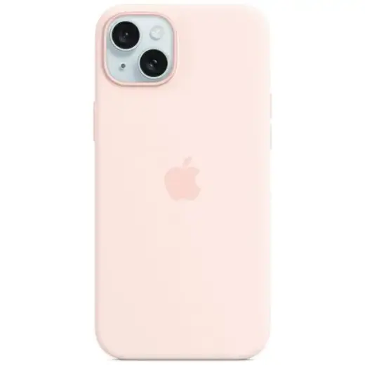 APPLE iPhone 15 Plus Silicone Case with MagSafe - Light Pink Foto 1