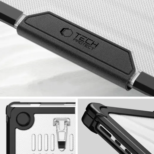 TECH-PROTECT SMARTSHELL PRO MACBOOK AIR 15 M2 | M3 | M4 | 2023-2025 BLACK|CLEAR Фото num